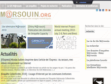 Tablet Screenshot of marsouin.org